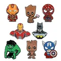 Broches en émail Marvel Avengers épinglettes insignes Iron Man Batman vêtements bijoux sac à