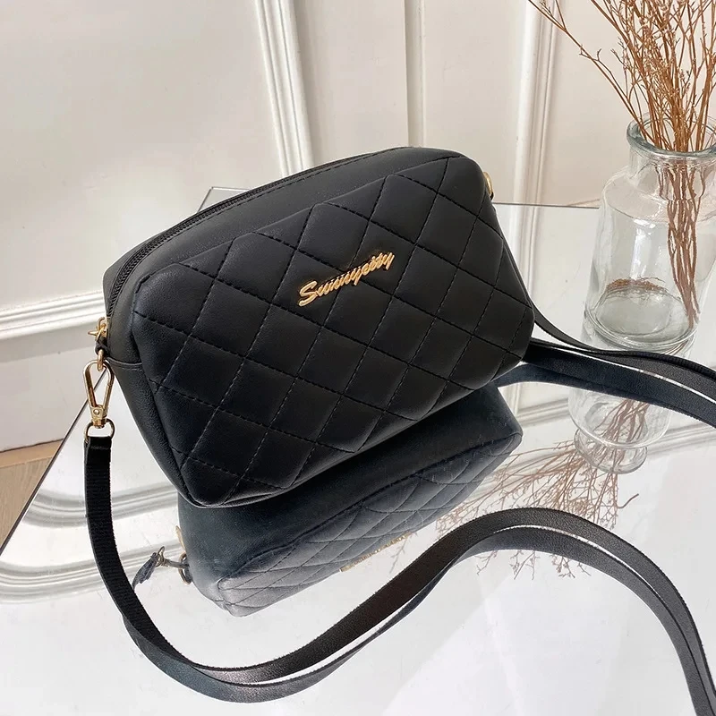 Mode cuir PU femmes sacs à bandoulière Design de luxe matelassé Shopper sac femme décontracté sacs à bandoulière femme petit sac à main sac à main