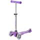 Kinder-Scooter Mini Micro Deluxe Fairy Glitter Led In Purple