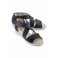 Avena Damen Hallux Sandalenschuh Blau