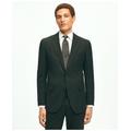 Brooks Brothers Men's Explorer Collection Slim Fit Wool Suit Jacket | Black | Size 42 Long