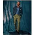 Brooks Brothers Men's The Ghurka Pant In Linen-Cotton Blend Pants | Olive | Size 36 30