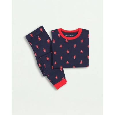 Brooks Brothers Boys Cotton Printed Pajama Set | N...