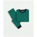 Brooks Brothers Boys Cotton Printed Pajama Set | Green | Size 12