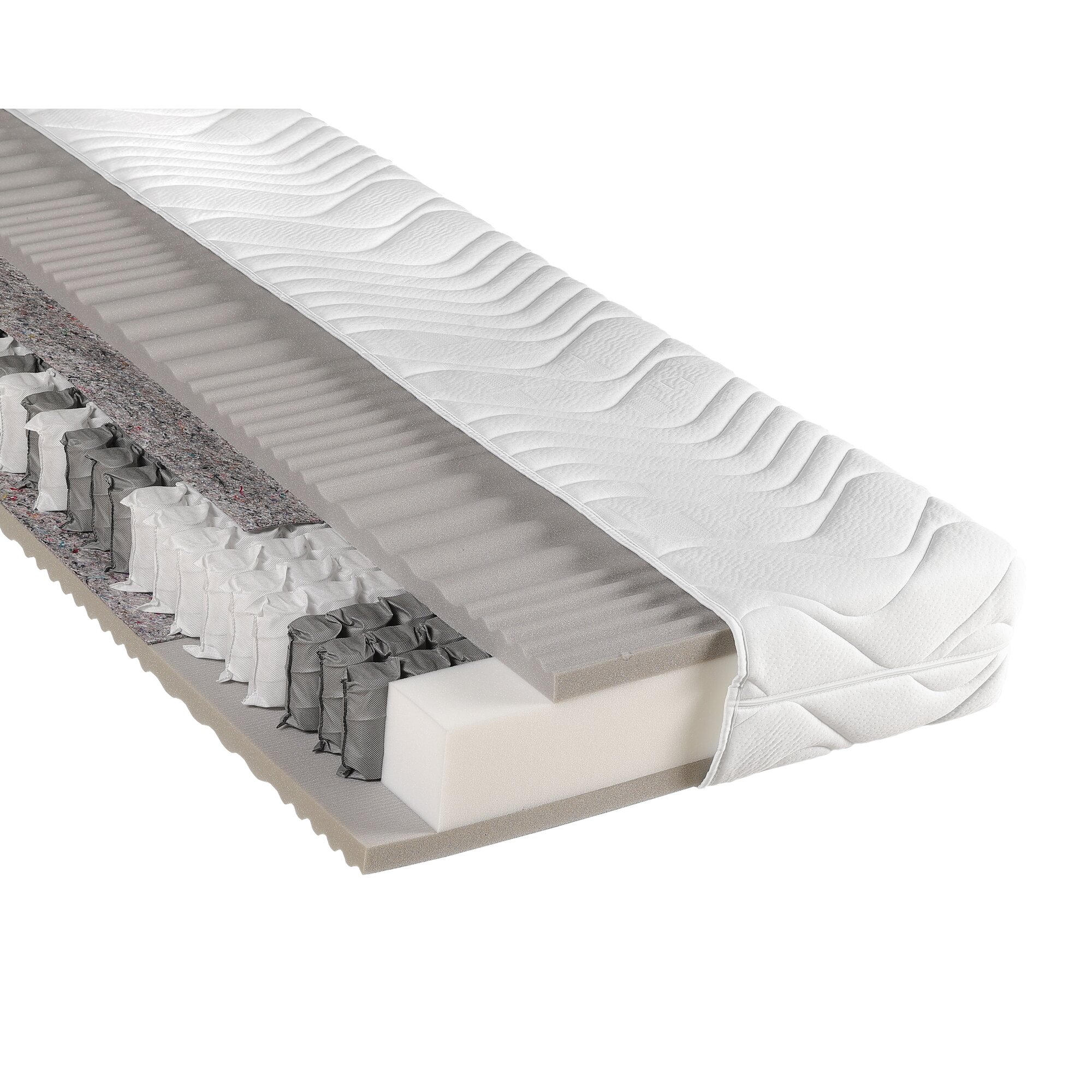 BeCo »Maxima Plus« Taschenfederkern-Matratze 90x200 cm / H3