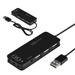 Huanledash 7.1 Channel USB2.0 Hub External Sound Card Audio Adapter Headphone Mic Converter