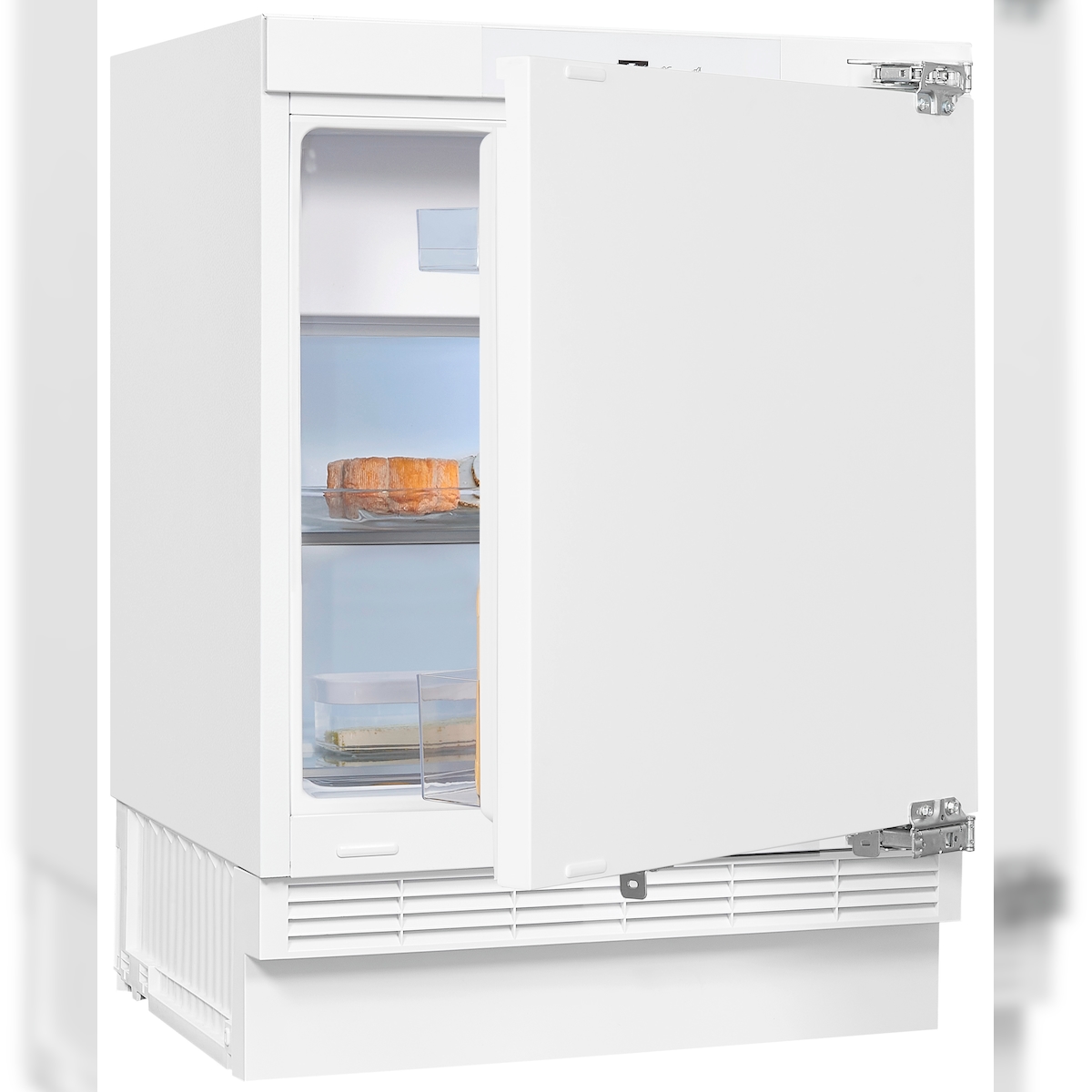 Exquisit Unterbau-Kühlschrank UKS130-4-FE-010D | 121 l Nutzinhalt | Unterbaugerät | Weiß Image