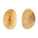 'Textured Abstract 18k Gold-Plated Button Earrings from Peru'