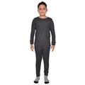 Kids Thermal Underwear Set Long Sleeve Charcoal