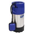 Sealey WPS92A Submersible Stainless Water Pump Auto 92ltr/min 40mtr Head 230V