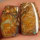 8,4ct rare matrix boulder opal pair polished stones, Matrix Boulder Opal, Boulder Opal Gemstone, Opal Jewelry Natural Opal Stone-Australian