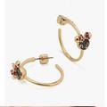 Kate Spade Jewelry | Kate Spade Disney Minnie Mouse Hoop Earrings | Color: Gold | Size: Os