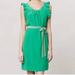 Anthropologie Dresses | Anthropologie Girls From Savoy Silk Dress, Kelly Green, Small | Color: Green | Size: S