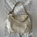 Coach Bags | Coach "Brooke" Ivory Leather Hobo Shoulder Bag With Gold Brass Hardware | Color: Gold/White | Size: Os