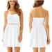 Lilly Pulitzer Dresses | Lilly Pulitzer Brett Dress Resort White Lace Strapless Mini Dress Medium New | Color: White | Size: M