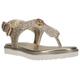 Sandale MICHAEL KORS KIDS "BRANDY ZAHARA" Gr. 29, goldfarben Kinder Schuhe