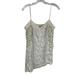 Zara Tops | 2/$20 Zara Floral White Lace Gypsy Asymmetrical Spagetti Straps Top Medium | Color: Cream/Green | Size: M