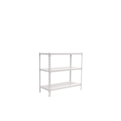 SimonRack Simonclick schraubenloses Metallregal 3 Böden. Farbe WEISS/WEISS 900x900x500 mm Image