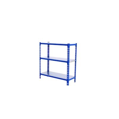SimonRack Simonclick schraubenloses Metallregal 3 Böden. Farbe BLAU/VERZINKT 900x1000x500 mm Image