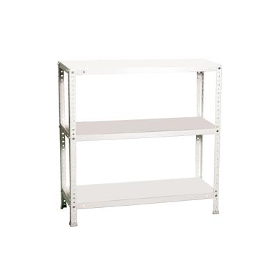 SimonRack Comfort Metallregal mit 3 Böden und Schrauben. Farbe WEISS 900x1000x400 mm Image