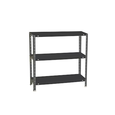 SimonRack Comfort Metallregal mit 3 Böden und Schrauben. Farbe ANTHRAZIT 1000x800x400 mm Image