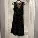 Anthropologie Dresses | Anthropologie Isabella Bird Sleeveless Midi Dress Black Lace Overlay Small | Color: Black/Tan | Size: S