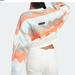 Adidas Tops | Adidas X Marimekko Future Icons 3-Stripes Sweatshirt 'White Cloud Ice Blue Sz',L | Color: Blue/Orange | Size: L