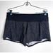 Lululemon Shorts | Lululemon Run Times Shorts Womens 8 Black White Active Running | Color: Black | Size: 8