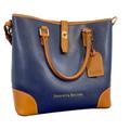 Dooney & Bourke Bags | Dooney & Bourke Navy/Tan Tote Handbag | Color: Blue/Tan | Size: Os