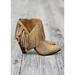 Jessica Simpson Shoes | Jessica Simpson "Jewles" Fringe Champagne Gold Ankle Boots, Size 10 | Color: Gold | Size: 10