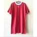Adidas Dresses | Adidas Coral Pink Trefoil T-Shirt Dress | Color: Orange/White | Size: M