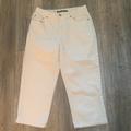 Ralph Lauren Jeans | Lauren Jeans Co. Ralph Lauren White Cropped Stretch Jeans 4-Euc | Color: White | Size: 4