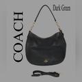 Coach Bags | Coach Chelsea 32 Hobo Bag, Shoulder Bag/Crossbody, Pebbled Leather, Dark Green | Color: Green | Size: 10.75” H X 12.75” W X 3.5” D