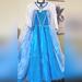 Disney Dresses | Disney Elsa Frozen Dress | Color: Blue/White | Size: 10g