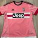 Adidas Shirts | 2015-2016 Juventus Away Jersey Paul Pogba Size Large | Color: Pink | Size: L