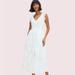 Kate Spade Dresses | Kate Spade Bloom Organza White Midi Dress Size 6 Nwot | Color: White | Size: 6