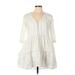 N12H Casual Dress: White Dresses - Women's Size Large