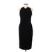 Ralph Lauren Collection Casual Dress - Party V Neck Sleeveless: Black Solid Dresses - Women's Size 6