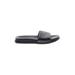 Franco Sarto Sandals: Black Solid Shoes - Women's Size 8 1/2 - Open Toe