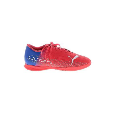 Puma Sneakers: Red Shoes - Women's Size 5 1/2 - Round Toe