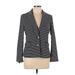 Banana Republic Blazer Jacket: Short Black Print Jackets & Outerwear - Women's Size 10