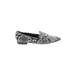 Marc Fisher LTD Flats: Slip-on Chunky Heel Casual Gray Shoes - Women's Size 5 - Pointed Toe