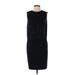 Lafayette 148 New York Casual Dress - Sheath: Black Dresses - Women's Size 2