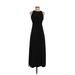 IRO Casual Dress - A-Line Crew Neck Sleeveless: Black Solid Dresses - Women's Size 34