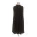 Karen Kane Casual Dress - A-Line Mock Sleeveless: Black Print Dresses - Women's Size 1X