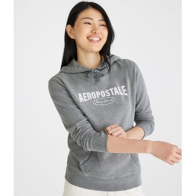 Aeropostale Womens' Aeropostale New York Oval Pullover Hoodie - Grey - Size L - Cotton