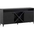 Lowboard LOOKS BY WOLFGANG JOOP "Looks Classic" Sideboards Gr. B/H/T: 179,2 cm x 85,8 cm x 39,0 cm, schwarz (schwarzmatt) Lowboards