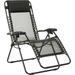 Adjustable Zero Gravity Folding Lounge Chair with Pillow, 26"