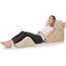 4 PC Bed Wedge Pillows Set - Orthopedic Wedge Pillow for Sleeping with Memory Foam