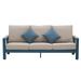 Zenova Aluminum Outdoor Sofa, Patio Sofa Sets, Patio Sectional Sofa Couch